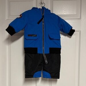 Blue and Black Kids Jacket